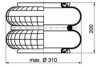 BPW 0542900010 Boot, air suspension